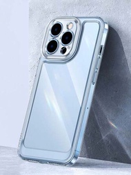 1 Funda para móvil para iPhone 15 11 14 13 12 Pro Xs Max XR X 7 8 6 Plus color claro casos de teléfonos móviles funda protectora a prueba de golpes de cubierta trasera