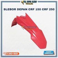 HONDA MERAH (FIRST HAND) RED FRONT FENDER RED CRF 150 250 FENDER SPAKBOARD MOTORCYCLE CROSS TRAIL SU