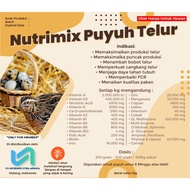 Nutrimix Puyuh Petelur - Suplemen Pakan Pemacu Produksi Telur Burung Puyuh - Premix Puyuh Petelur