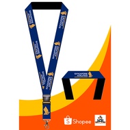 [KEDAI LOKAL 🇲🇾] Singapore Airlines Lanyard  FREE ID HOLDER  with safety buckle SIA Lanyard Airline 