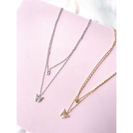 S925 Double Butterfly Necklace