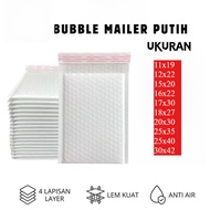 White Bubble Mailer Bag Simple Online Packing/ Polymailer Bubble/ size 11x19-30x42