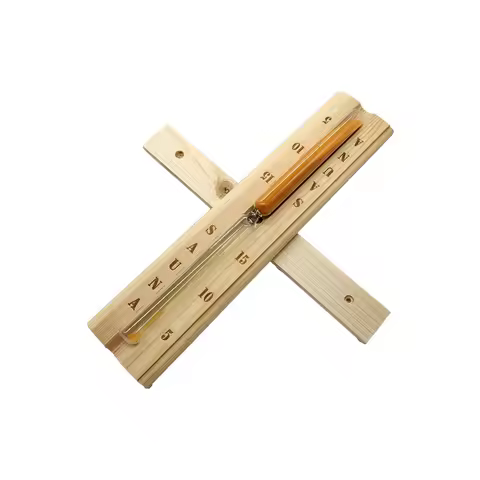 Wooden Sauna Hourglass Sand Timer Countdown Clock 15 Minutes