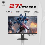 KTC 27" 280Hz 1ms FHD Gaming Monitor Adjust Stand Free/G Sync E-Sport Low Blue Light Monitor H27E22P