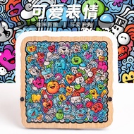 [Ready Stock Special Offer] < emoji > puzzle Wooden puzzle Birthday Gift