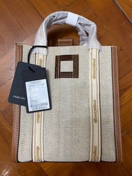 割！韓國🇰🇷 (全新）rouge & lounge高質帆布牛皮袋