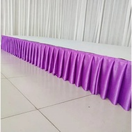/ TABLE DECORATION/ TABLE SKIRT Ruffled Table 95CM HEIGHT X 600CM LENGTH