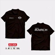 polo shirt nissan march / baju kaos kerah mobil march nissan