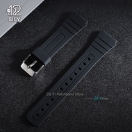 for Casio F91W Bracelet W800H SGW400 F-91W F84 F105/108 A158/168 AE1200 18mm Silicone Watchbands Vib