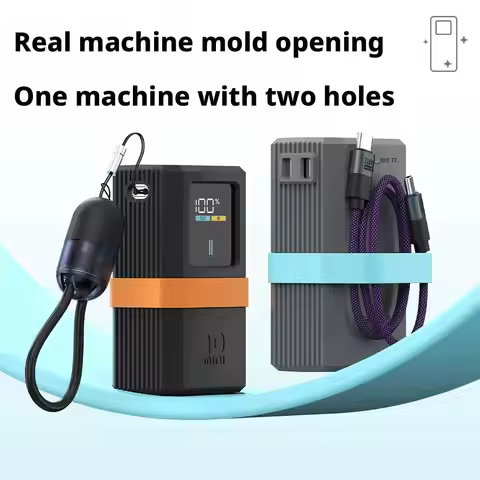 Protective Case For Cuktech Power Bank Mini 10 Super Energy Rod Silicone Portable Anti-fall Luminous