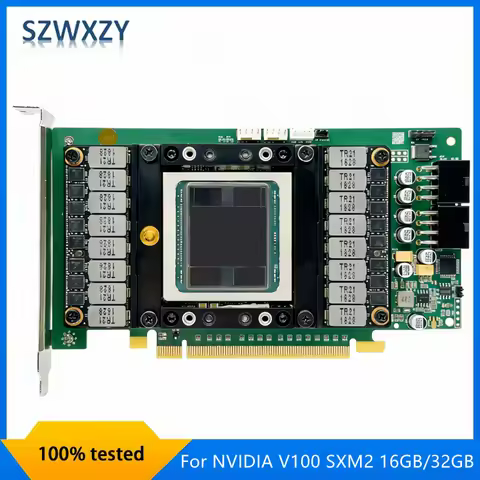For NVIDIA Tesla V100 SXM2 16GB GPU Accelerator Card V100 SXM2 32GB SXM2 To PCIE Expansion Card