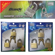 BUICK 3PC Key Alike Padlock Set 40MM/50MM