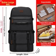 williampolo | Outdoor Large Lightweight Backpack 80L