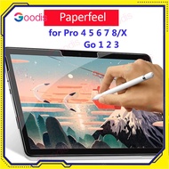 Paperlike Screen Protector for Microsoft Surface Pro 8 9 3 4 5 6 7 X Go Go 2/3 Paper feel Film Matte Paper-feel Screen
