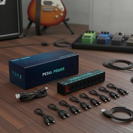 8,,DC 9V 100mA/300mA USB 5V Stesen Kuasa Pedal Gitar 8 Saluran, Terasing DC 9V 100mA/300mA & USB 5V 