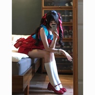 Two-Piece Suit Set - Bright Blue Casual College Style Outfit