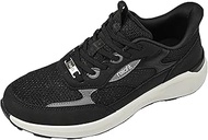 LiraFit RF0570 Women's Casual Shoes, Black, 9.1 inches (23.0 cm), 4E