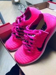 Wmns Nike Free RN Flyknit "Pink Blast" 831070-600