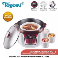 Toyomi 3.2L Double Boiler Cooker SC 3289