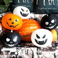 [Taiwan Shipment] Thickened Halloween Balloon Decoration Children Cartoon Skeleton Bat Horror Ghost 