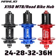 NanLio X150 MTB Bike Hub | 150 Clicks 6 Pawls 3 Teeth Loud Sound | Sealed Bearings 24/28/32/36H | 8–