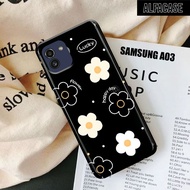 Casing Samsung A03 Terbaru - (AFC12) Case FLOWER BUNGA - Case Samsung A03 - Case Cowok Cewek - Case