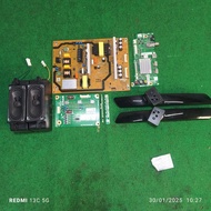 LC-45LE280X SHARP TV 45", MAIN BOARD, POWER SUPPLY, LAMPU CARD AND SPEAKER