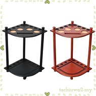 [TachiuwadaMY] Pool Cue Rack for Cues and Balls Holds 8 Sticks & Full Ball Set Free Standing