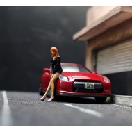 Figure 1 Women's64 Type 1 Diorama Model Diecast Miniature Hot Wheels Hobby Japan HJ Mini GT Kyosho I