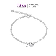 TAKA Jewellery Dolce 18K Gold Bracelet Hearts
