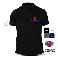 Suzuki Automobile Motorcycle ATV Polo Tee T-Shirt Embroidery Logo EDR-038