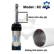 Xy lanh khí nén SC 32/40/50 – Xi lanh vuông – Xy lanh khí nén vuông SC - ben hơi