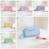 BLISS Pencil Bag, Cosmetic Pouch Pencil Holder Pencil Cases, Kawaii Double Layer My Melody Large Capacity Desktop Organizer Student
