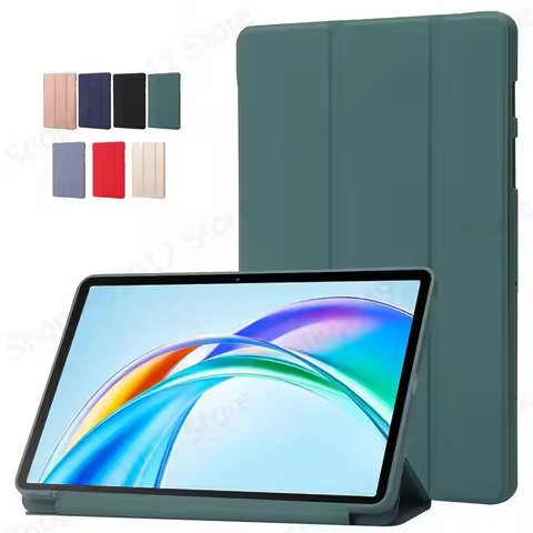 Case For Honor Pad X7 Tablet Cover PU Leather Soft Silicone Back Stand Tablet Shell For Funda Honor