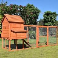 Sangkar Arnab Reban Ayam Kayu Kandang Besar Solid Wood Waterproof Rabbit Cage Bunny Pigeon Chicken Coops Pet House实木兔笼