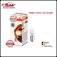 1PC Original Osram 7506 1141 12V P21W Halogen Light Car Bulb