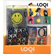 LOQI Eco Bag 3pcs - Airport Airplanes / Love / Smile / Maze / Yes