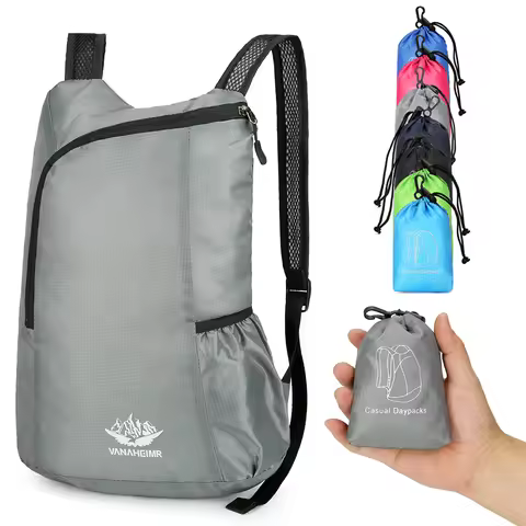 10L Mountaineering Bag Splashproof Folding Hiking Daypack Ultralight Travel Daypack Bag Camping Hiki