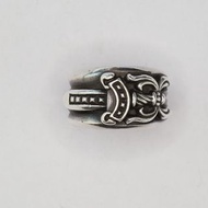 Chrome hearts 十字花閉口戒指 US7.75