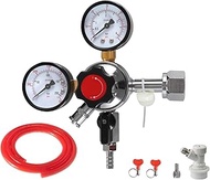 LUCKEG CO2 Regulator CGA320 Home Brewing Regulator Kit Beer Regulator Co2 Pressure Regulator with Sa