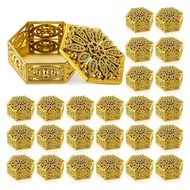 24 Pcs Indian Return Gifts 24pcs Indian Festival Favor Return Gifts for Pooja Bulk Hollow Out Hexago