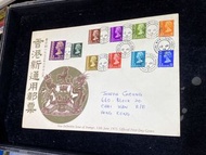 1973年香港新通用郵票首日封