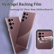 Hydrogel Back Film for Samsung S23 Ultra/S22/Note 20Ultra/Note10 Ultra Full Coverage Film for Samsung S23/S22/Note20/Note10