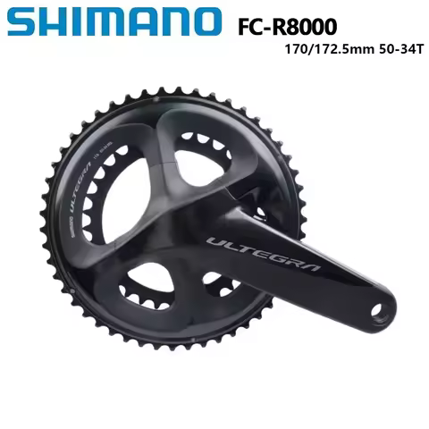 Shimano R8000 FC Crankset 2x11Speed 170MM Chainring 50-34T 52-36T 53-39T Black Ultegra R8000 Chainwh
