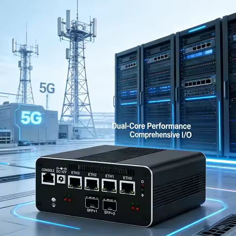 Hot Sale Firewall Mini PC 2x10G SFP+ Intel i3-N355 N305 N150 N100 4xi226-V 2.5G LAN DDR5 Proxmox ESX