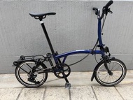 Brompton 藍清漆摺疊單車 P-line M bar - Bolt Blue Lacquer 12 speeds