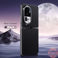 Angllias Ốp da cho Oppo RENO 10 Pro Plus Vỏ bảo vệ ống kính reno10 Pro + Ốp Chống Sốc kinh doanh trọ