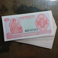 Uang Kuno 1 Rupiah Soedirman 1968