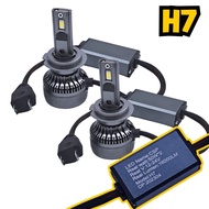 Motorcycle 1Pair H4/H7 Vision Plus Led Bulb 4300K 16000lm for Ducati BMW Yamaha Kawasaki Honda Suzuk