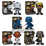 「新貨預訂」Funko pop Star Wars Clone Trooper Fives Boba Fett Kylo Ren Admiral Ackbar Darth Vader Glow In 